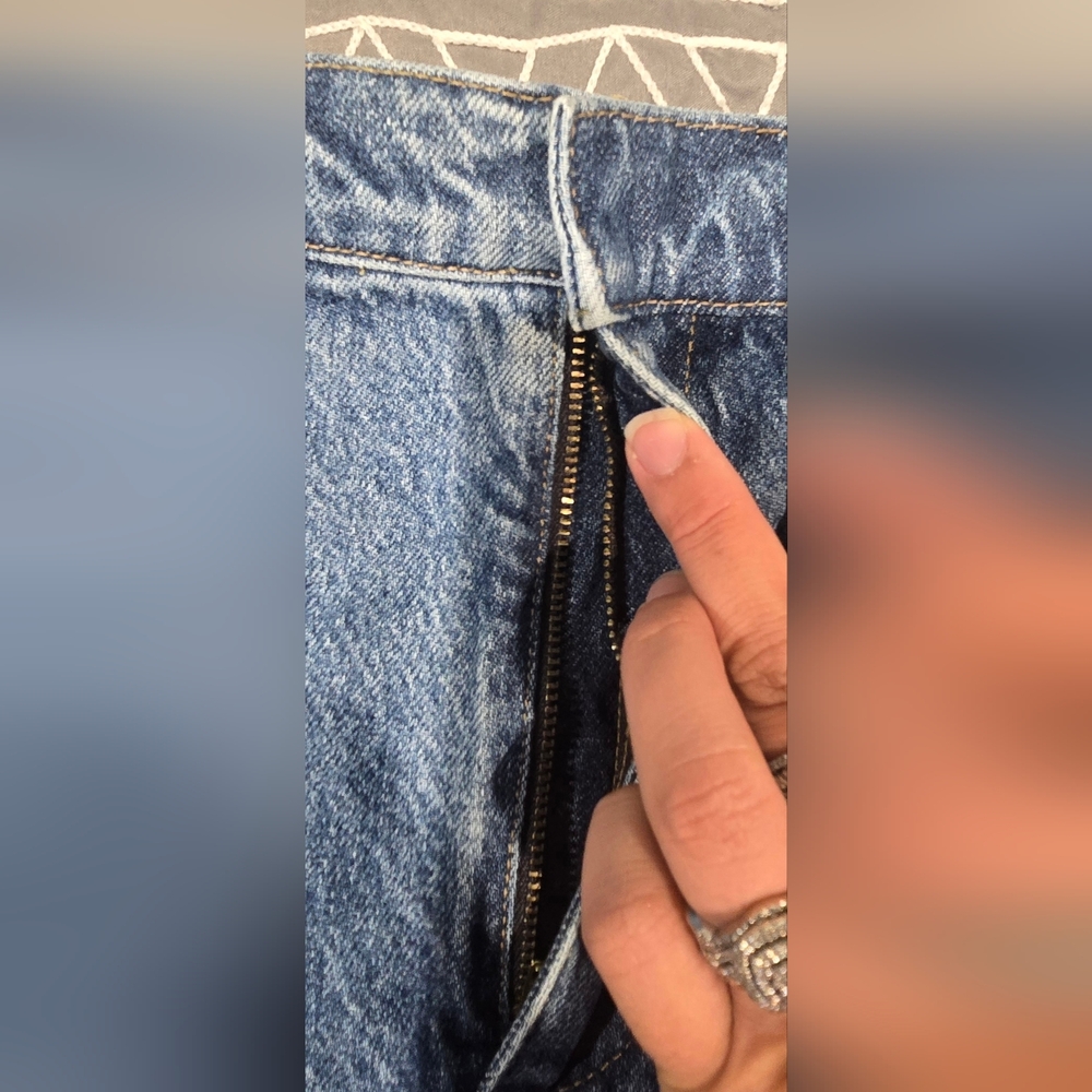 J.Crew Midi Denim Skirt Size 28 - Picture 5 of 8